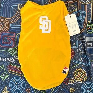 Yellow San Diego Padres Dog MLB Shirt